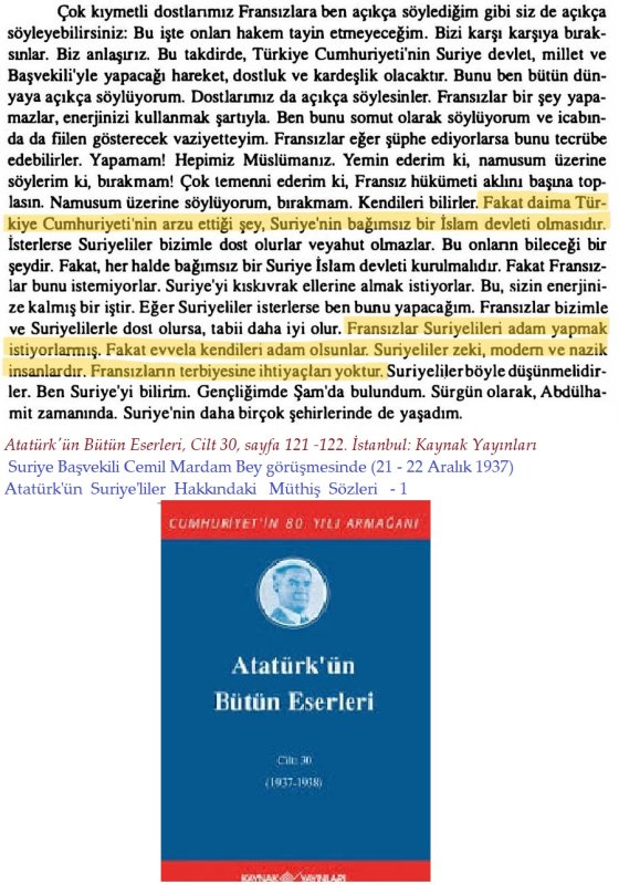 Atatürk'ün  Suriye'liler  Hakkındaki   Müthiş  Sözleri 1.jpg