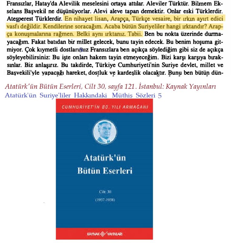 Atatürk'ün  Suriye'liler  Hakkındaki   Müthiş  Sözleri 5.jpg
